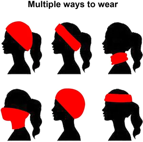 Vista 6 de Gorro de camuflaje multifunción con forro de felpa para mujeres y hombres