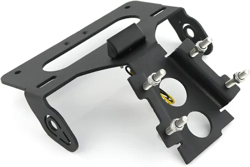Vista 4 de Soporte para placa de matrícula con luz LED, compatible con Yamaha MT-09 FZ-09 2014-2016