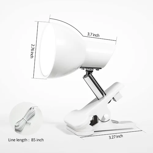 Vista 8 de Juego de 2 colores de luz LED con clip 1 azul y 1 Whtie