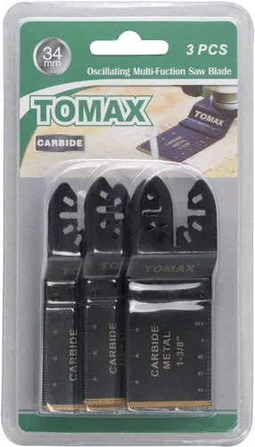Vista 7 de 3 hojas de sierra oscilantes de liberación rápida de dientes de carburo oscilantes para Fein Multimaster, Porter Cable, Black&Decker, Bosch
