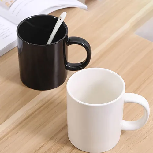 Vista 4 de Up Yours - Taza de café de cerámica 3D con dedo medio, divertida taza con texto en inglés "Have a Nice Day", perfecta para el día de San Valentín