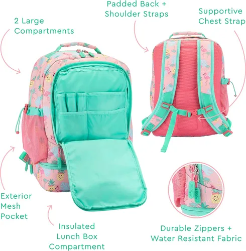 Vista 6 de Bentgo Kids Prints 2 en 1 Mochila y lonchera aislada