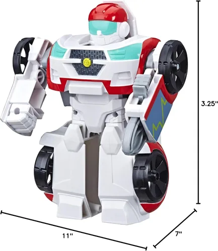 Vista 11 de Transformers Playskool Heroes Rescue Bots Academy Medix The Doc-Bot juguete transformable de robot, figura de acción de colección de 6 pulgadas