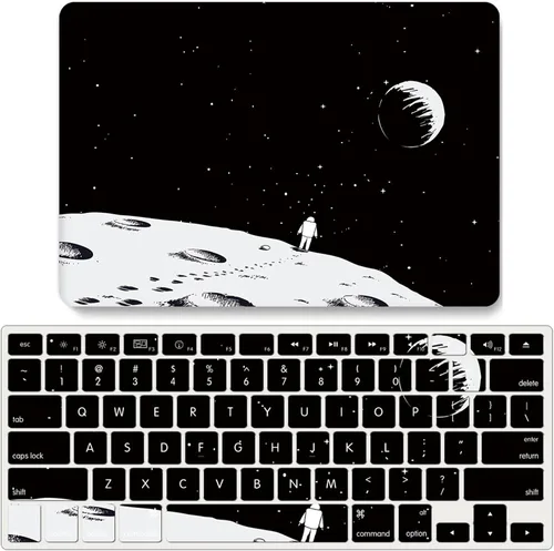Vista 6 de IVY Funda de astronauta para MacBook Pro 13 (2009-2012, modelos: A1278) Funda rígida con cubierta de teclado - A