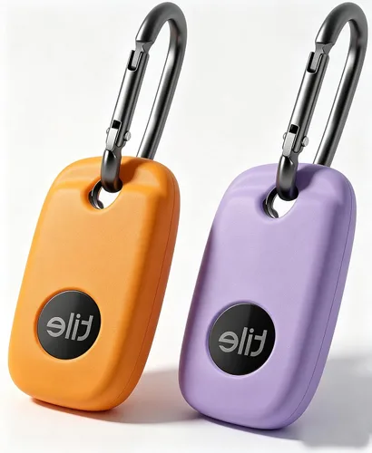 Vista 7 de Geiomoo Funda de silicona para Tile Pro 2022 Tracker, funda suave y flexible resistente a los arañazos con mosquetón