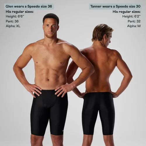 Vista 5 de Speedo - Traje de baño estilo Jammer ProLT para hombre, color liso