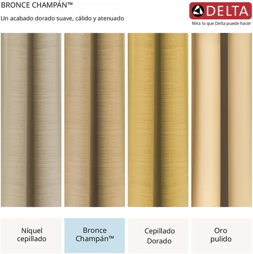 Vista 7 de Cabeza de ducha manual Delta VersaCurl para desenredar el cabello rizado con 3 insertos de cepillo para definir rizos incluidos, ducha de mano