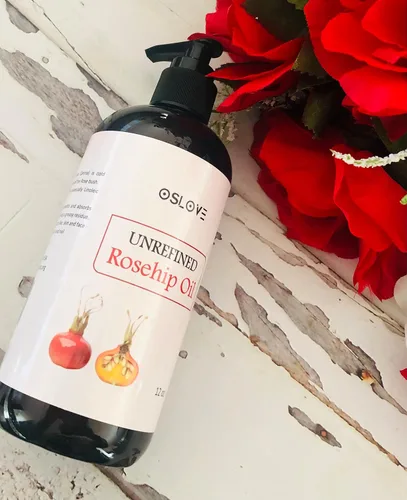 Vista 2 de Aceite de rosa mosqueta orgánico puro sin refinar - 12oz