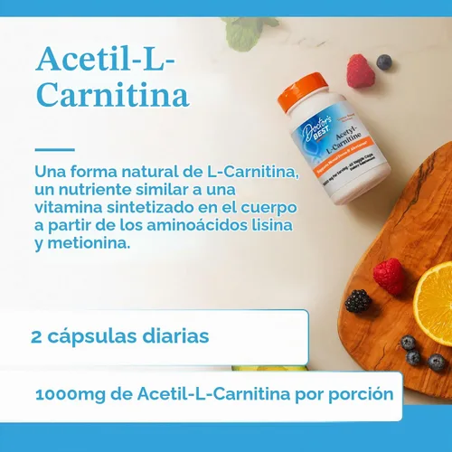 Vista 5 de Acetil L-carnitina con Sigma Tau Carnitina, cápsulas de 0,02 oz., DRB-00105, 1, 1