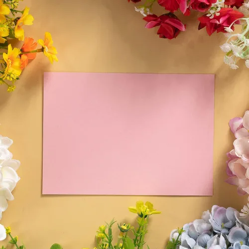 Vista 6 de Paquete de 100 tarjetas de papel grueso en blanco para invitaciones, tarjetas de felicitación, postales, fotos, papel grueso de 250 GSM