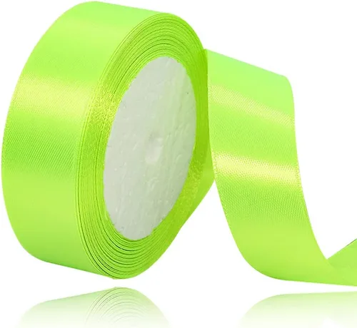 Vista 113 de Cinta de Satén Beige de Color Sólido, 1-1/2 Pulgadas x 25 Yardas, Cinta de Satén de Tela para Envolver Regalos, Manualidades, Hacer Lazos