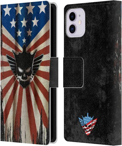 Vista 69 de Head Case Designs Funda con licencia oficial de la WWE American Nightmare Flag Cody Rhodes compatible con Apple iPhone 11