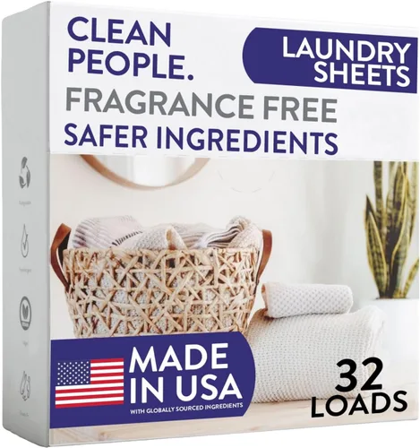 Vista 31 de The Clean People Hojas de detergente para ropa – Jabón de lavandería – Ultra concentrado, embalaje reciclable, combate las manchas – Mañana