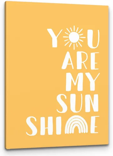 Vista 16 de PHAMTE Decoración de pared para dormitorio de niñas, arte de pared con texto en inglés «She is Sunshine Mixed with a Little Hurricane», lienzo