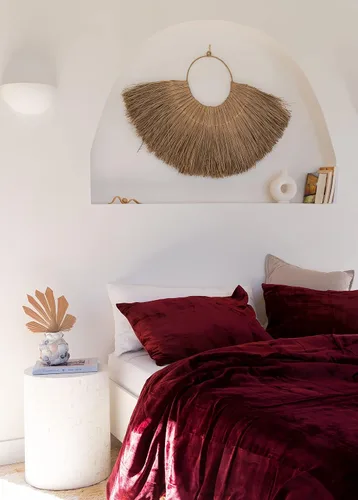Vista 2 de Sophia-Art Nuevo juego de funda de edredón de terciopelo 3 piezas con patrón sólido, ropa de cama de lujo, funda de colcha UO con 2 fundas