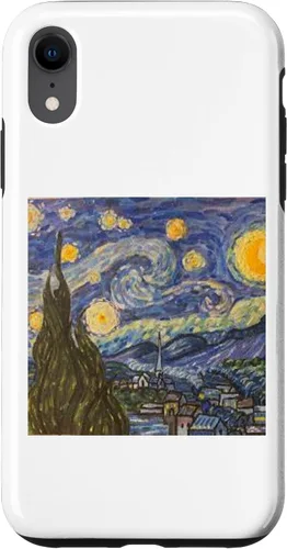 Vista 8 de Funda para iPhone 14 Starry Night Noche Estrellada Vincen Van Gogh Pintura famosa