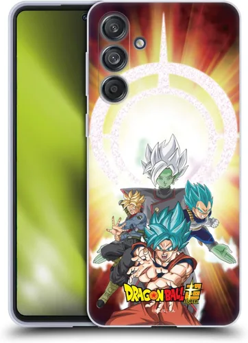 Vista 21 de Head Case Designs Funda de gel con licencia oficial de Dragon Ball Super Group Future Trunks Arc Characters [protección de grado militar] compatible