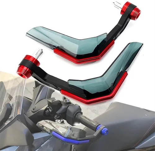 Vista 3 de for Y&AMAHA X-MAX Xmax 125 250 300 400 MT07 FZ07 TDM 850 900 Motorcycle Handguard Windshield Hand Guard Shield Protector MT-07 (Color : Black)