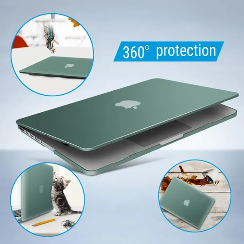 Vista 154 de IBENZER - Compatible con Funda para MacBook Pro de 13 Pulgadas 2015 2014 2013 Finales 2012 A1502 A1425, Carcasa Rígida con Cubierta para Teclado