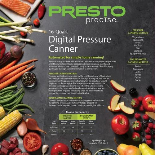 Vista 9 de Presto 02154 - Recipiente a presión digital precisa de 16 cuartos