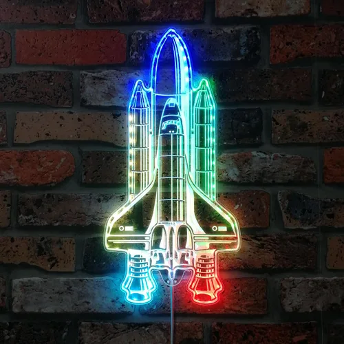 Vista 77 de ADVPRO Arcade Retro Game Classics Video Room RGB Dynamic Glam LED Sign - Forma de corte a borde - Decoración 3D inteligente - Señalización