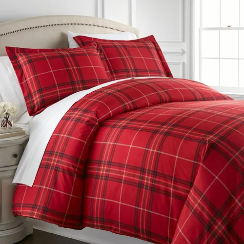 Vista 57 de Southshore Fine Living, Inc. Juego de funda de edredón tamaño extra grande individual/XL, ropa de cama de microfibra cepillada premium de fácil