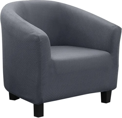 Vista 34 de SearchI Funda Elástica para Silla Club, Fundas Elásticas para Silla Barrel, Fundas Estampadas para Silla Tub, Funda de Elastano Suave para Sillón