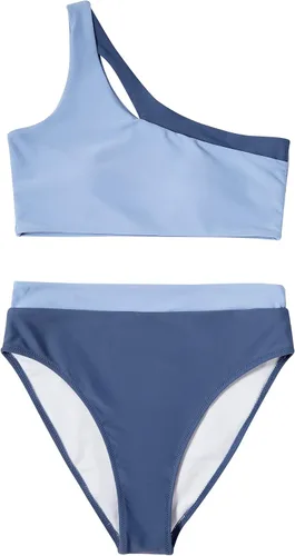 Vista 105 de MOOSLOVER Traje de baño de dos piezas con corte alto y cintura alta para mujer