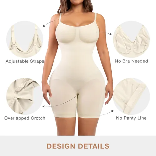 Vista 5 de Faja moldeadora con control de abdomen, esculpir sin costuras