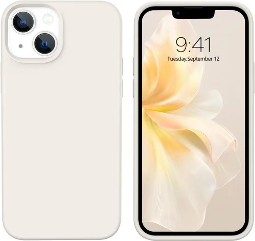 Vista 13 de BENTOBEN Funda para iPhone 13 Mini, iPhone 13 Mini, ajuste delgado, silicona líquida, gel suave, antiarañazos, a prueba de golpes, funda protectora