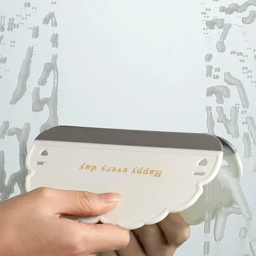 Vista 6 de Paquete de 3 espátulas de silicona para fregadero, limpiador de espejo para fregadero de cocina, para el hogar, cocina, encimera, ventana de coche