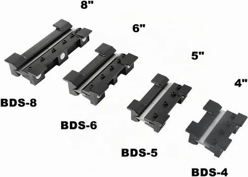 Vista 8 de KAKA INDUSTRIAL BDS-4, Juego de matrices de freno de tornillo de chapa de 4 pulgadas, montaje de tornillo de banco magnético