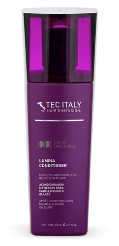 Vista 2 de Tec Italy Lumina - Acondicionador para teñir el cabello, 10.1 fl oz (paquete de 3)