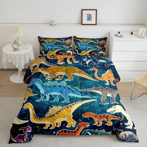 Vista 12 de Erosebridal Yin Yang - Juego de edredón para niños y adolescentes, edredón de plumón de hielo y fuego, tamaño individual, juego de ropa de cama