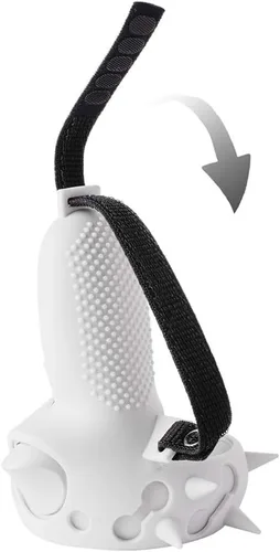 Vista 4 de SINWEVR Funda de agarre para controlador táctil compatible con accesorios MetaOculus Quest 2, protector de silicona con correas para nudillos