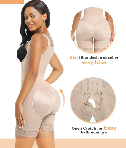 Vista 2 de Lover-Beauty Fajas Colombianas Moldeadoras Shapewear for Women Tummy Control Faja Shapewear Curvy Fajas Postparto Faja BBL