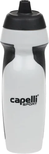 Vista 10 de Capelli Sport Botella de agua deportiva, botella de agua de plástico con boquilla fácil de abrir y paneles de agarre, color negro, 18.5 onzas