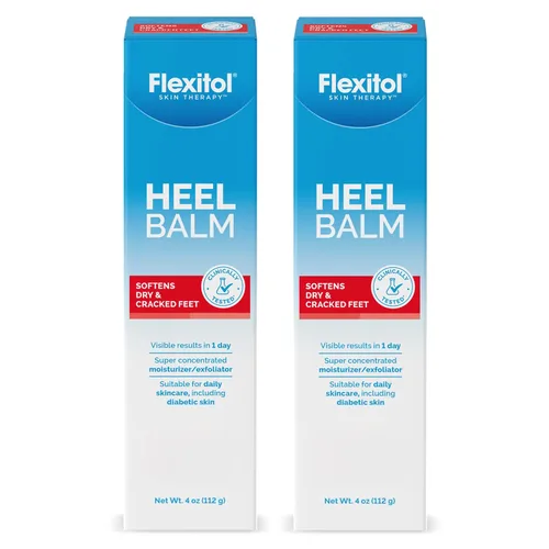 Vista 9 de Flexitol Bálsamo para el talón, rica crema hidratante y exfoliante para pies, versión original, 4 onzas
