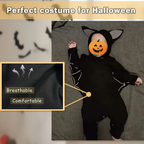 Vista 2 de Disfraz de dálmata para bebé niño y niña, traje de Halloween