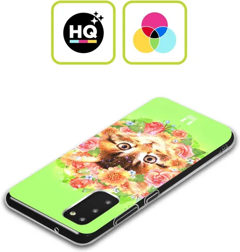 Vista 2 de Head Case Designs Cat Enchanted Animals Gel Case [Military Grade Protection] Compatible with Samsung Galaxy A53 5G (2022)