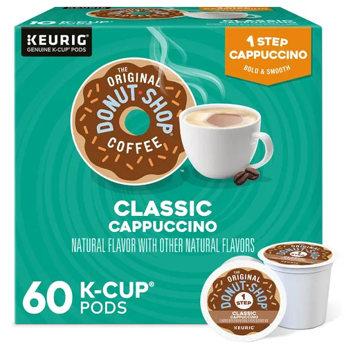 Vista 14 de The Original Donut Shop - Cápsulas de One-Step Cinnamon Dulce Cappuccino para K-Cup, 60