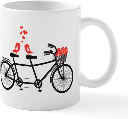 Vista 12 de CafePress Bicycle Bike Riding 11 Oz Ceramic Mug 11 oz (325 ml) Ceramic Coffee Mug