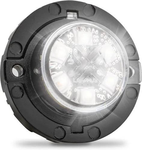 Vista 26 de Lamphus SnakeEye III - Luz estroboscópica de posición oculta [SAE Clase 1] [IP67 Impermeable] [72 Modos de flash] [Función TBT] Luces de advertencia