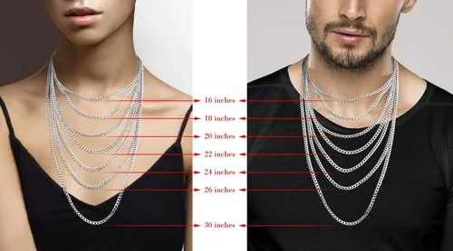 Vista 2 de Miabella Collar de Cadena de Eslabones Cubanos de Plata de Ley 925 Italiana de 5 mm con Corte de Diamante para Hombres y Mujeres, Fabricado en Italia