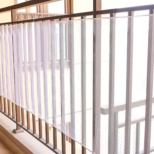 Vista 8 de Puerta de bebé para escaleras, puerta de escalera resistente de 9.8 x 30.7 pulgadas, red de seguridad impermeable para mascotas y niños, protector
