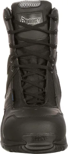 Vista 3 de ROCKY 1st Med - Bota de servicio público impermeable con puntera de fibra de carbono resistente a pinchazos y cremallera lateral