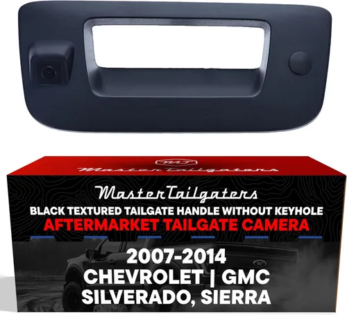 Vista 11 de Master Tailgaters Bisel negro para portón trasero con cámara de respaldo de repuesto para Chevrolet Silverado/GMC Sierra (1999-2006) IP68