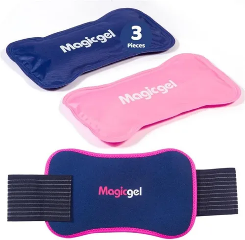 Vista 7 de Bolsas de hielo para niños de Magic Gel para Boo Boos - Paquete de 4 - Bolsas de hielo suaves reutilizables para niños - Pequeña bolsa de gel blanda