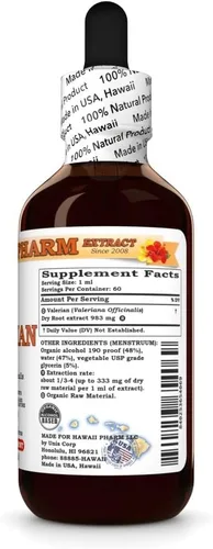 Vista 5 de Extracto líquido de raíz de valeriana (Valeriana Officinalis) 2x2 fl.oz