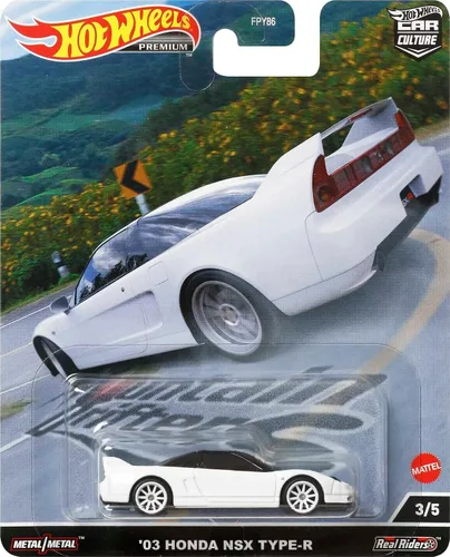Vista 6 de Hot Wheels Vehículos de leyendas del circuito cultural del automóvil para niños de 3 años en adelante, colección premium de vehículos a escala 1:64